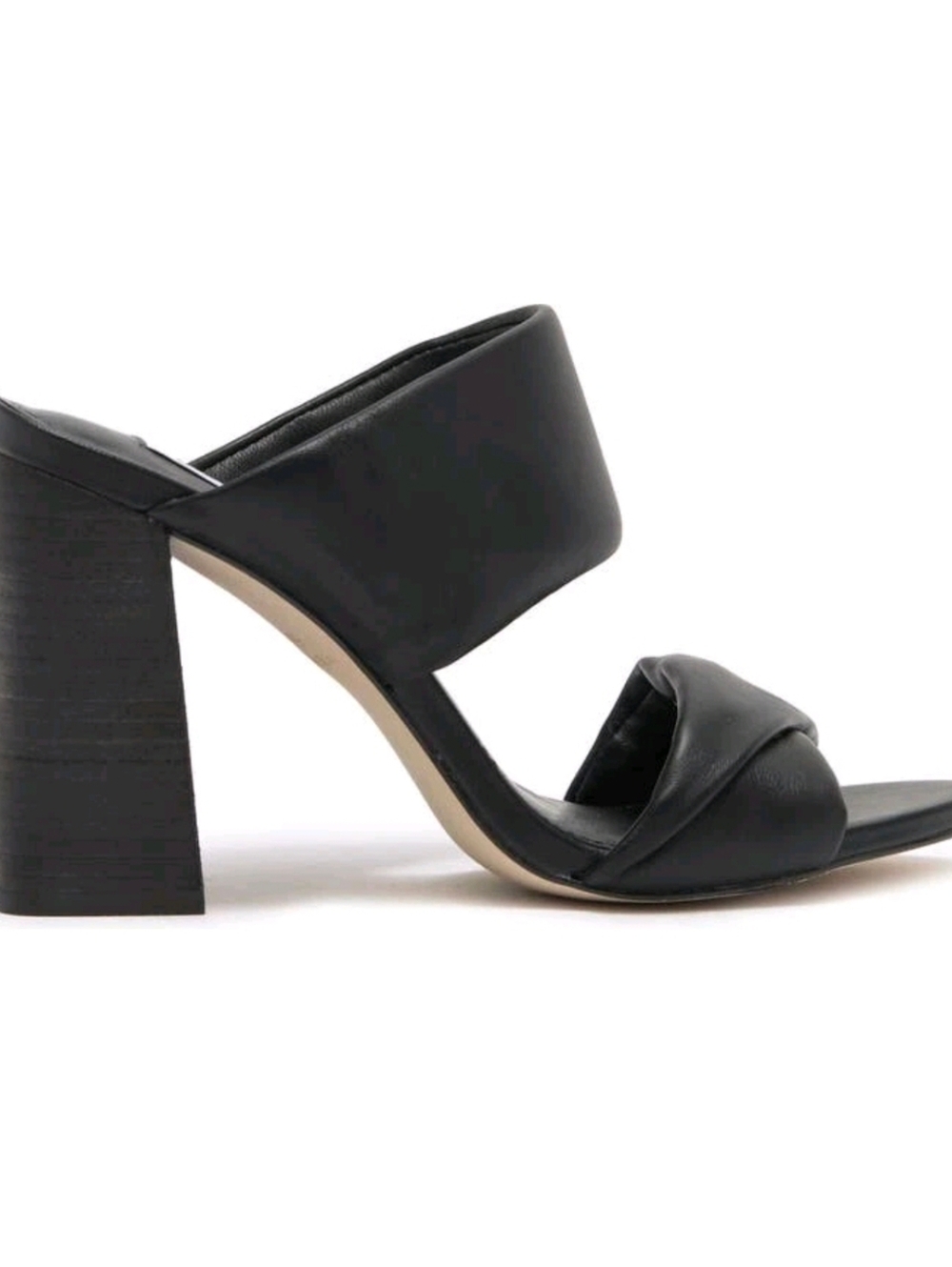 Steve Madden TeriAnn Square Heel Sandal Size 7, Black, NWOB - Picture 2 of 5